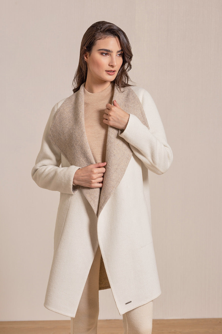 Vanucci Coat Baby Alpaca Color Sand