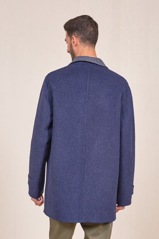 Abrigo Valiente Baby Alpaca Color Seaport