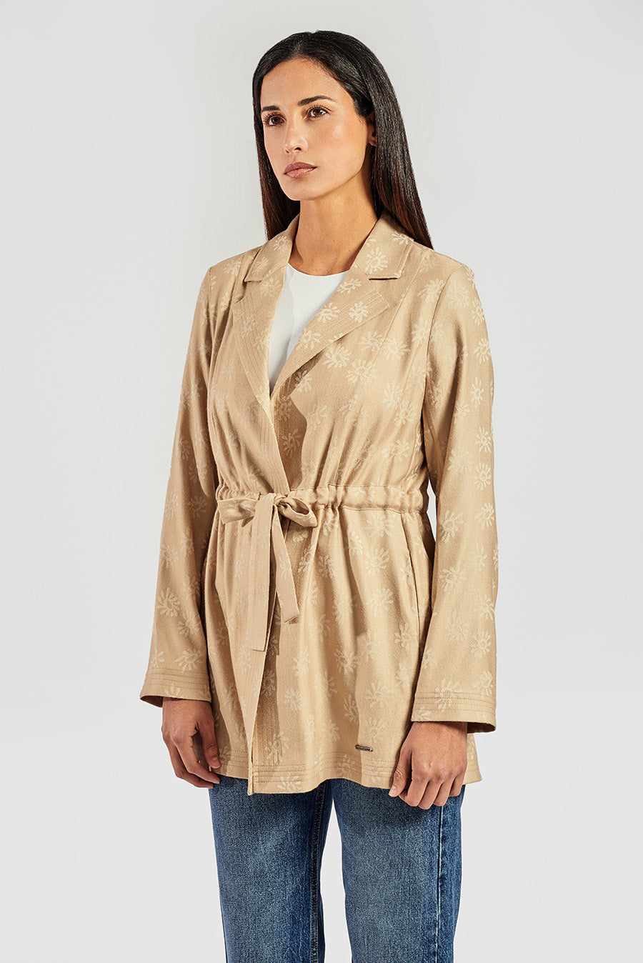 Violeta Coat Bamboo Color Beige