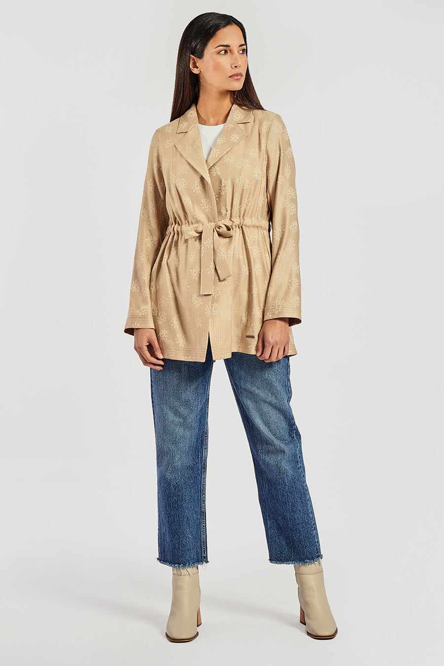 Violeta Coat Bamboo Color Beige