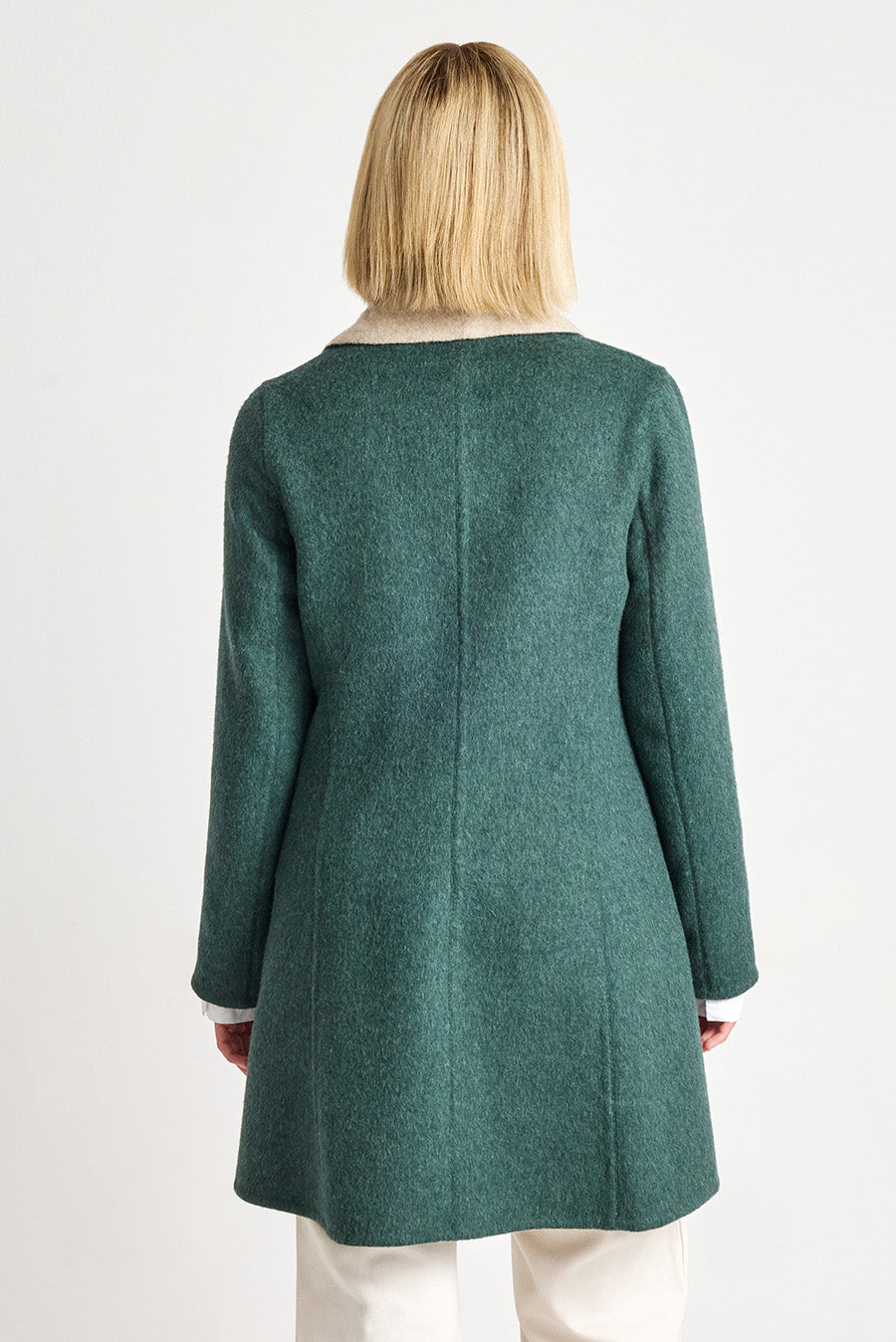 Willianne Coat Baby Alpaca Color Bosque
