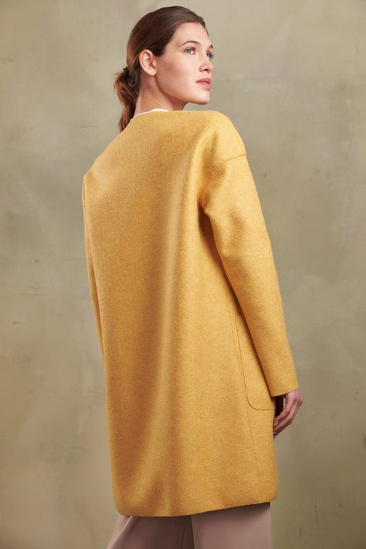 Abrigo Overol Alpaca &amp; Lana Color Narciso