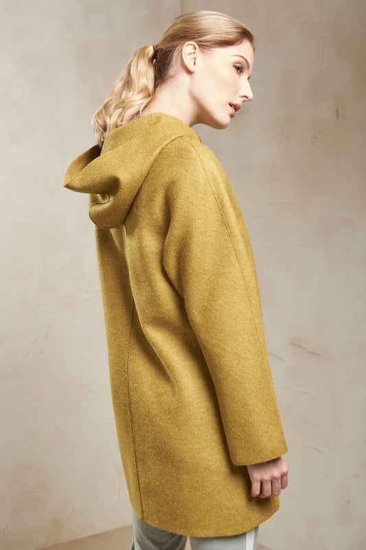 Abrigo Penumbra de Alpaca y Lana Color Ceylan