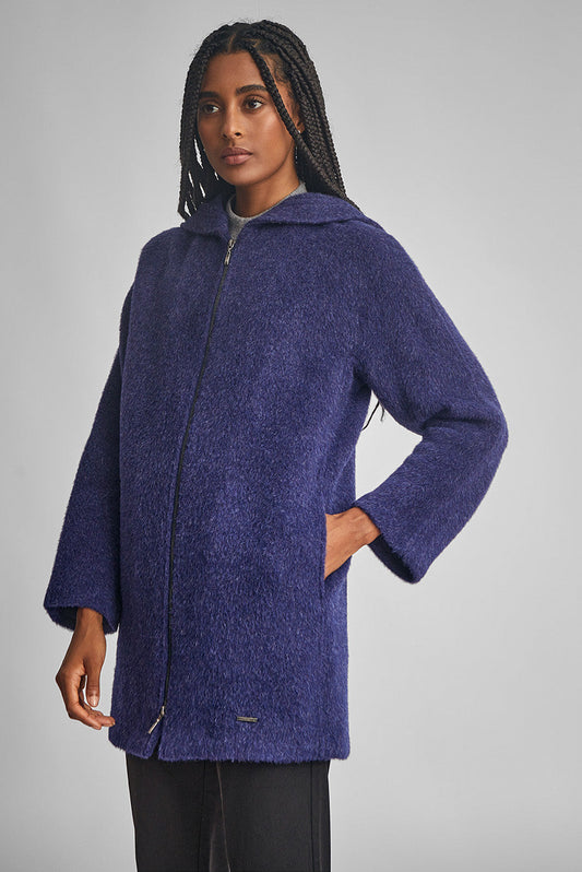 Wunderbar Abrigo Baby Alpaca Color Niágara