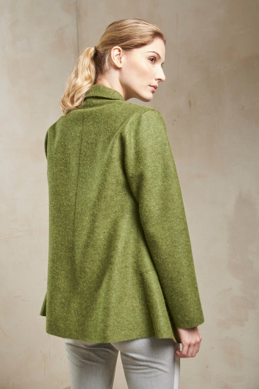 Abrigo Sixtine de alpaca y lana en color Cameo