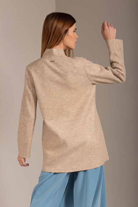 Abrigo Urla Alpaca &amp; Lana Color Costa
