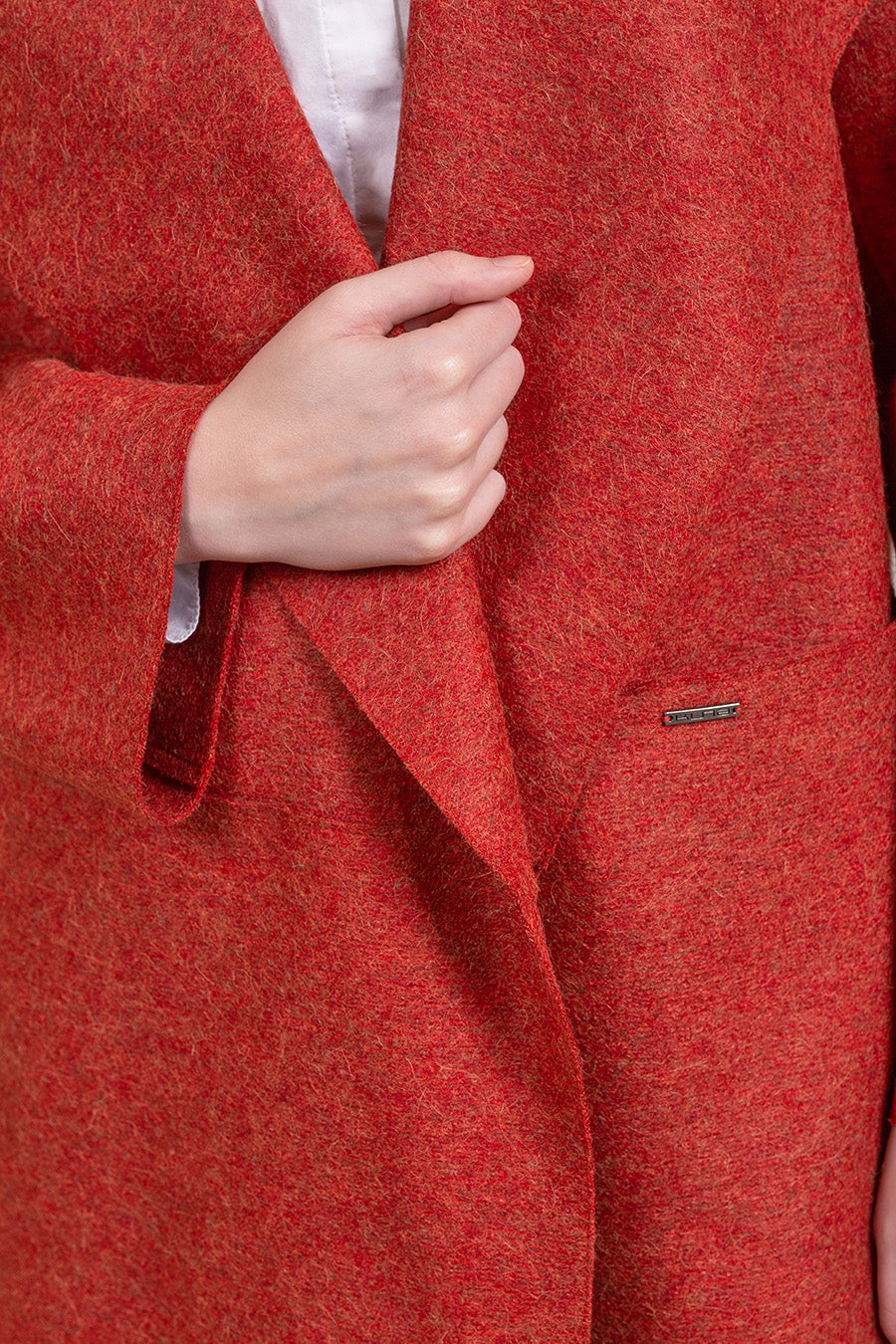 Vuelve Coat Alpaca & Wool Color Secoya
