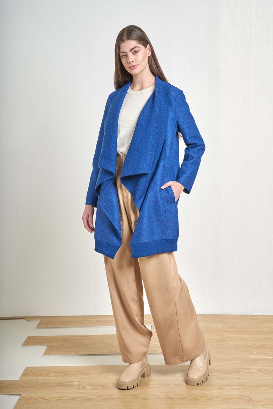Vilinius Coat Alpaca & Wool Color Mazari