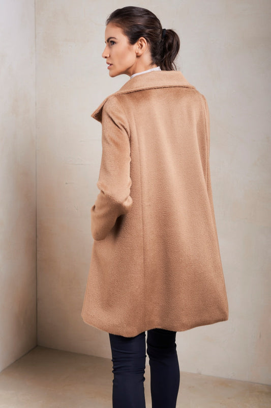 Abrigo Zafira Baby Alpaca Color Camel