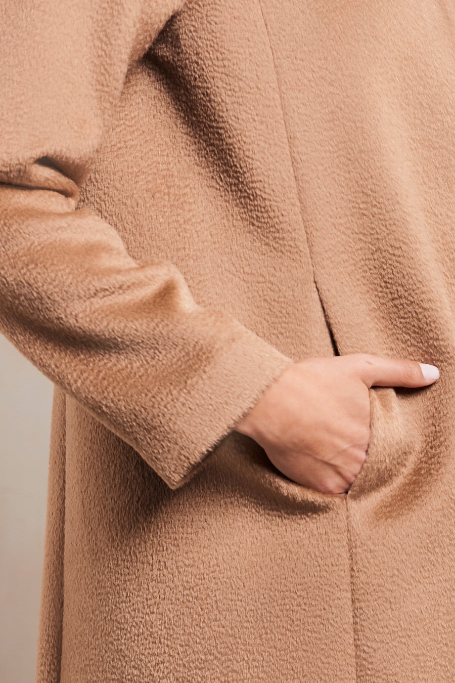 Zafira Coat Baby Alpaca Color Camel