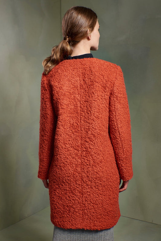 Abrigo Tranvia Alpaca Suri &amp; Lana Color Bossanova