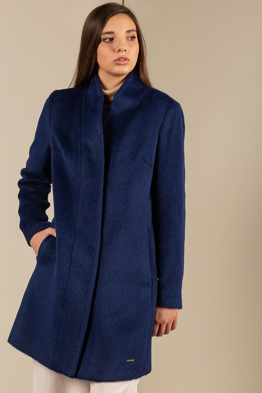 Usted Coat Baby Alpaca Suri Color Universo