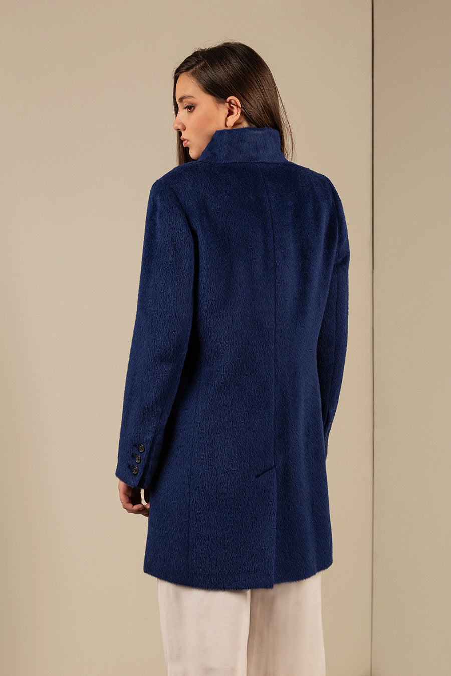 Usted Coat Baby Alpaca Suri Color Universo