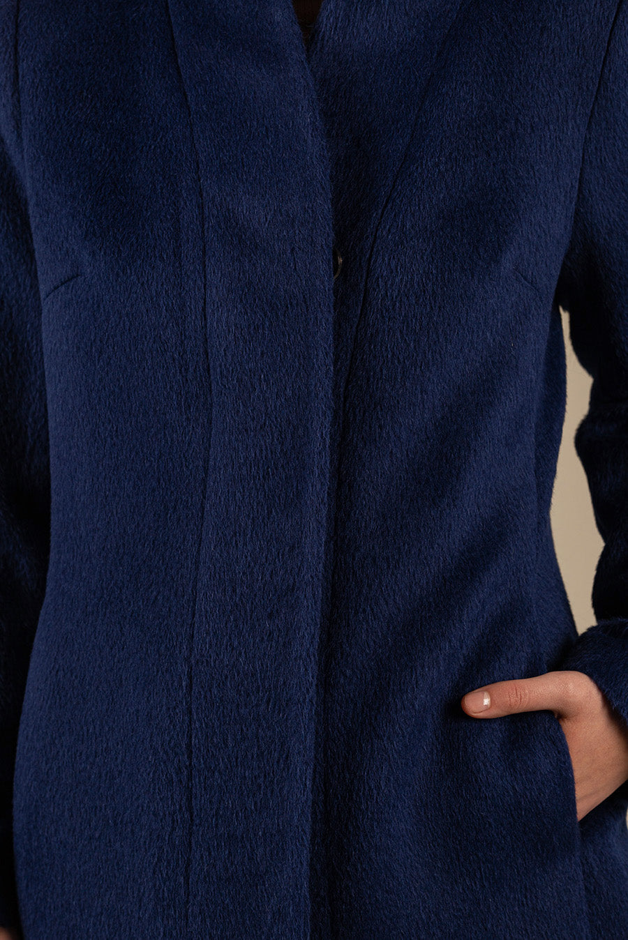 Usted Coat Baby Alpaca Suri Color Universo
