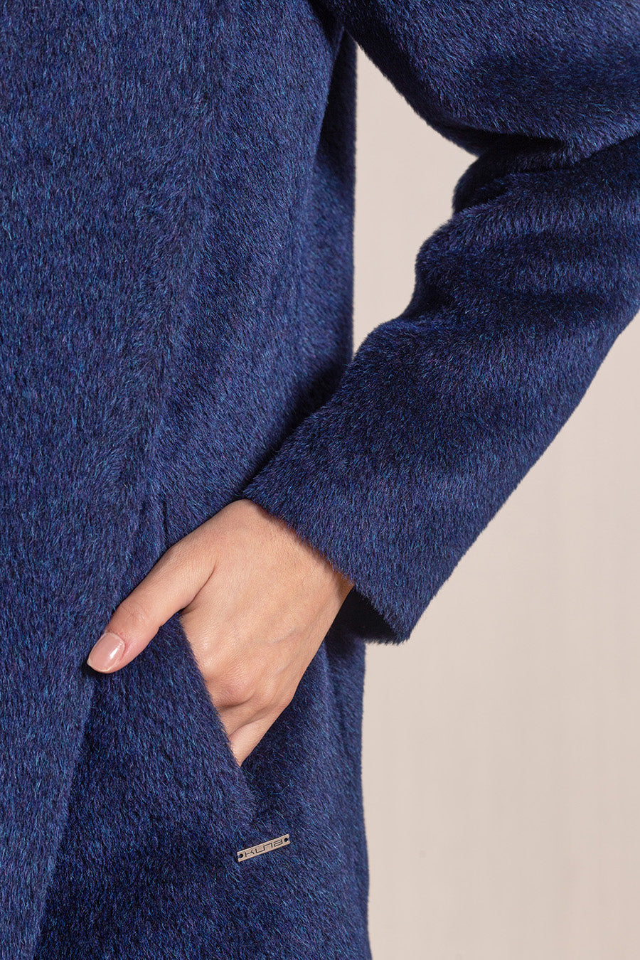 Voila Coat Alpaca Suri Color Astral