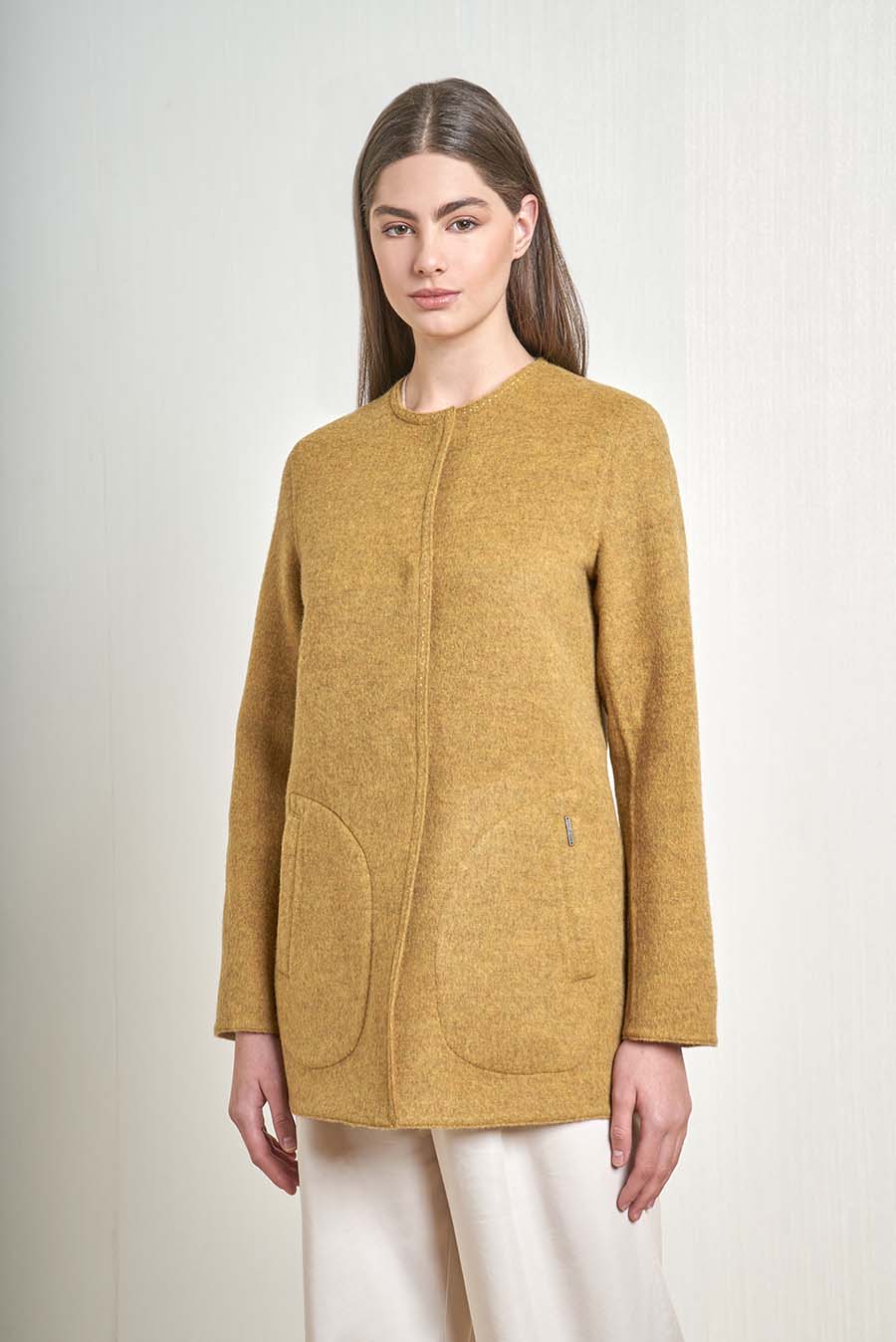 Volvera Coat Baby Alpaca & Wool Color Cream