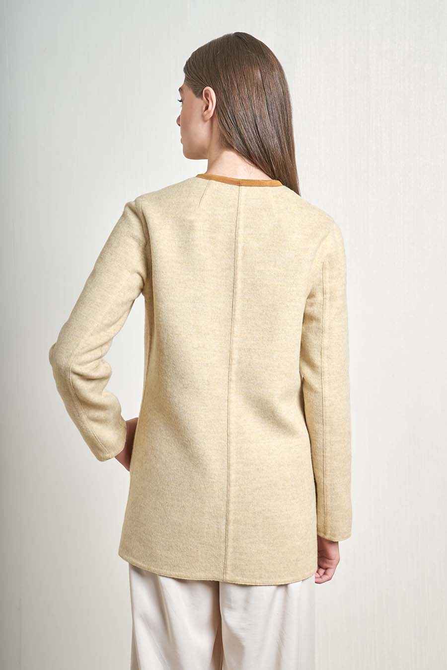 Volvera Coat Baby Alpaca & Wool Color Cream