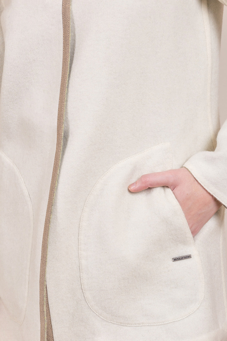 Volvera Coat Baby Alpaca & Wool Color Ecru
