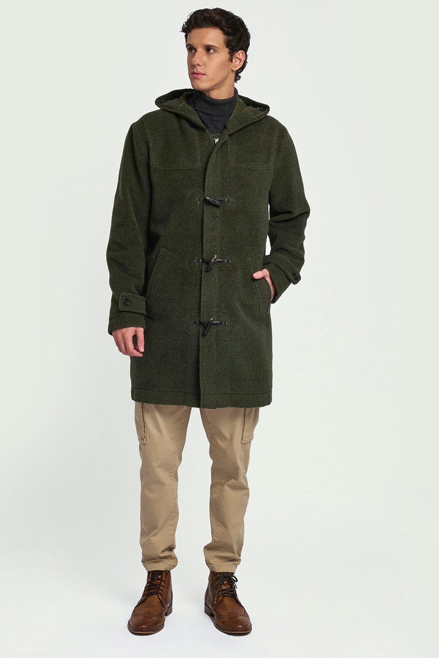 Writer Coat Wool & Alpaca Color Blackforest