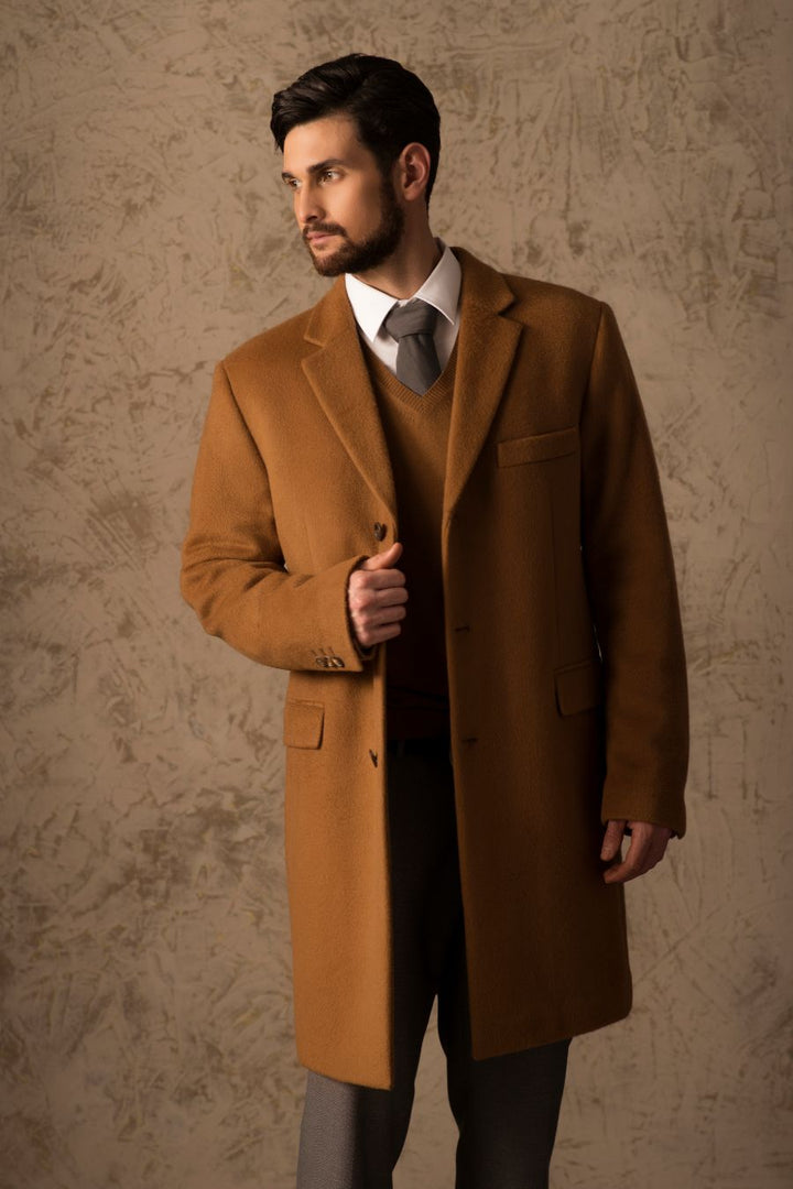 Abrigo Boris Vicuña Color Camel