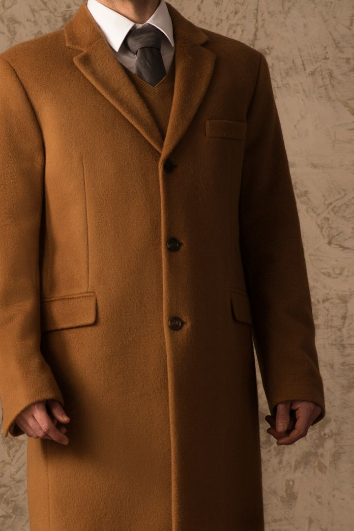 Abrigo Boris Vicuña Color Camel