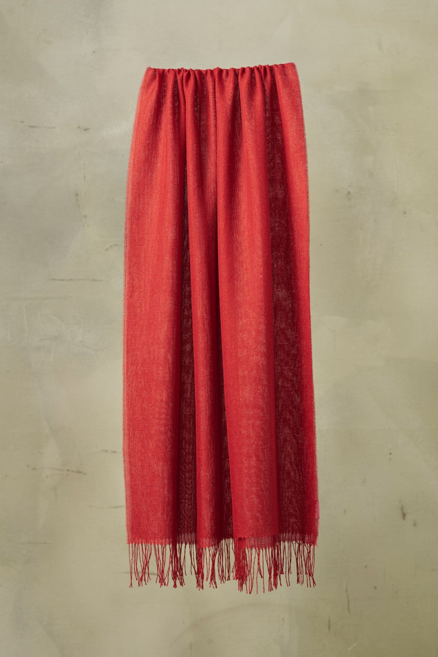 Japones Shawl Baby Alpaca Color Ladrillo