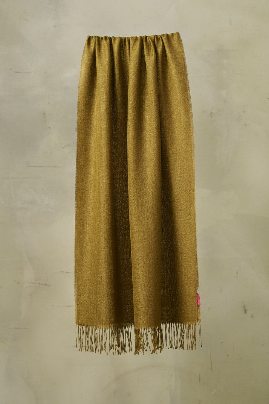 Japones Shawl Baby Alpaca Color Verde Militar