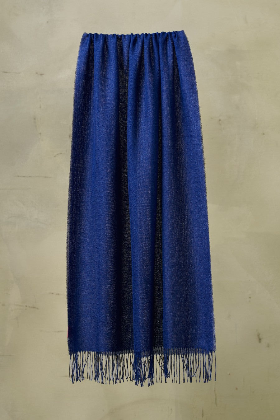 Japones Blue Marino Shawl Baby Alpaca Color Navy Blue