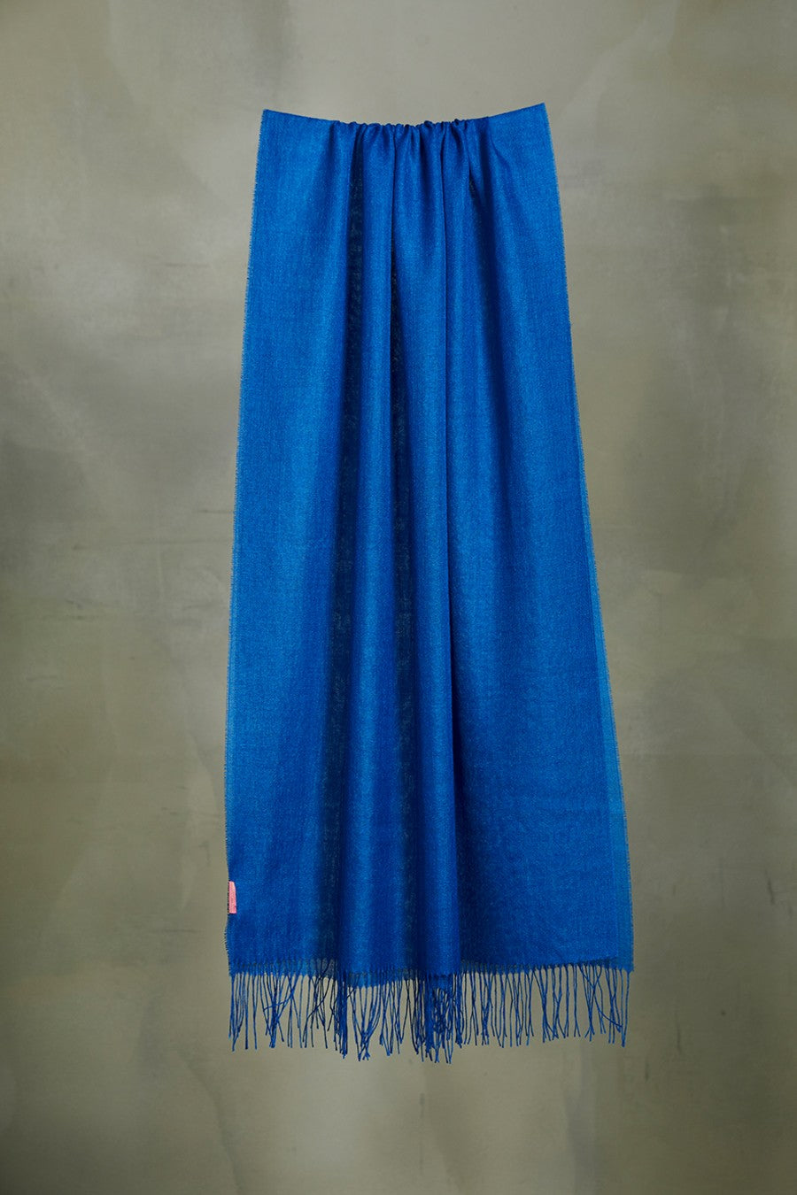 Japones Blueinen Shawl Baby Alpaca Color Azulino