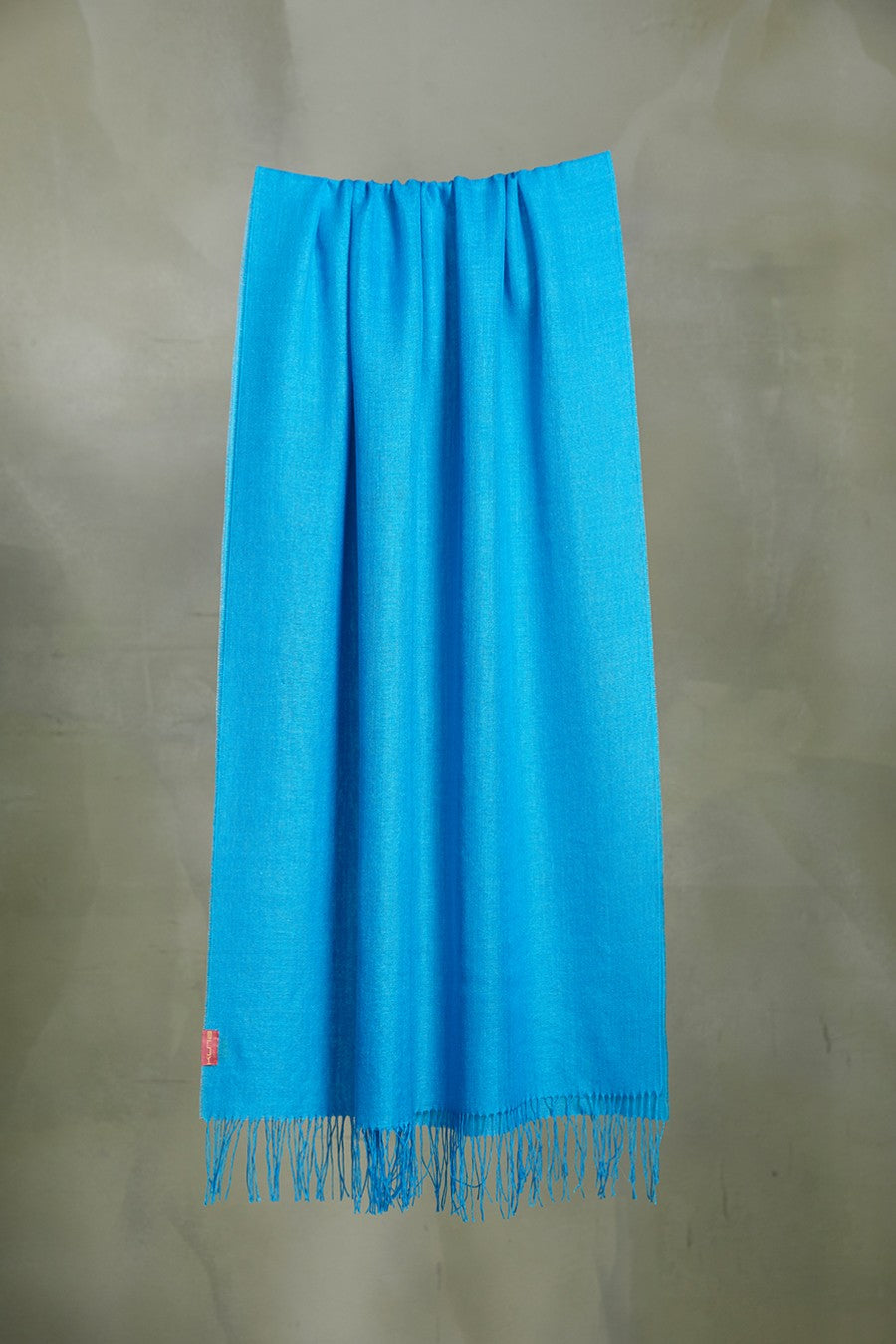 Japones Light Blue Shawl Baby Alpaca Color Celeste