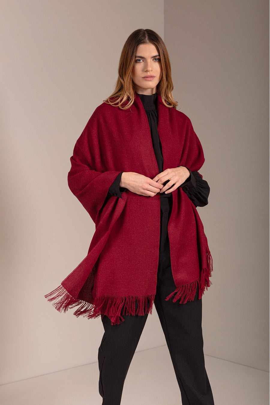 Jee Shawl Royal Alpaca Color Russet