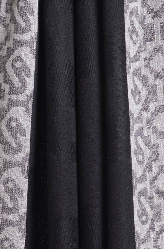 Chancay - 7 Chales Baby Alpaca Color Negro