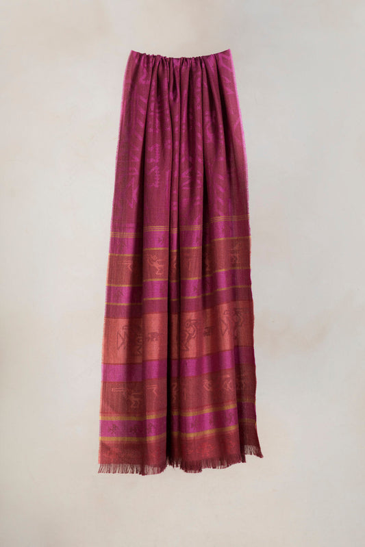 Chancay - 18 Chales Baby Alpaca Color Fuccia