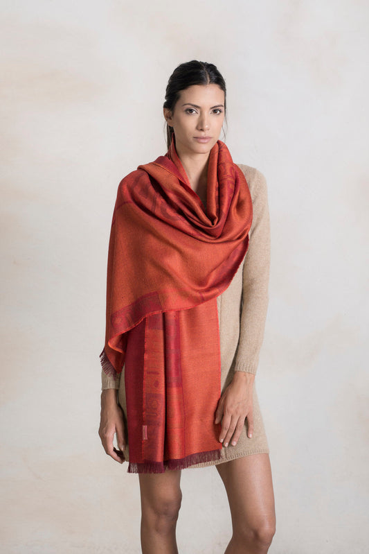 Huari - 1 Chal Baby Alpaca Color Rojo