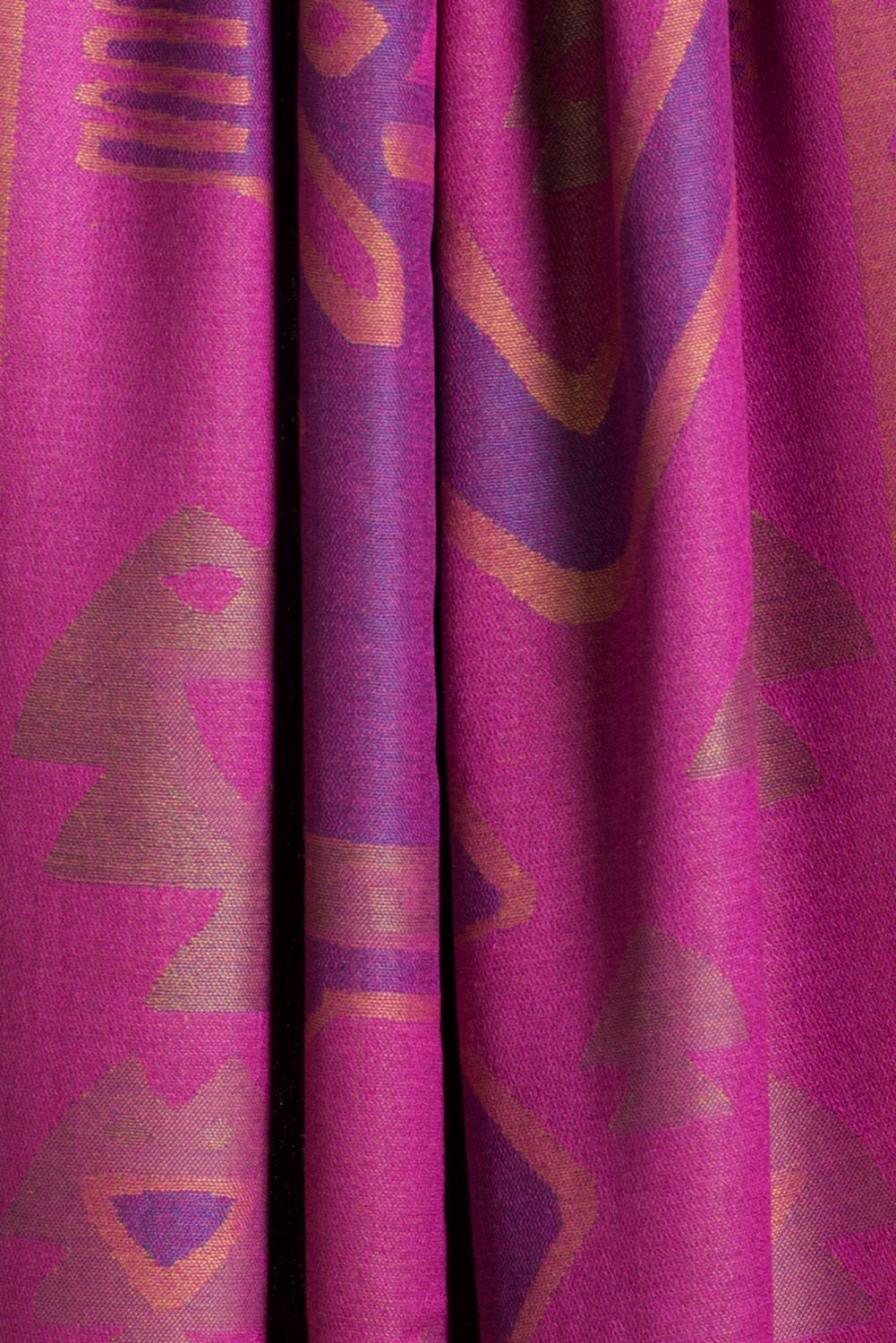 Chimu - 6 Shawl Royal Alpaca & Silk Color Fuccia