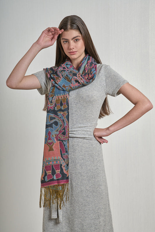 Nazca - 11 Chales Baby Alpaca Color Multicolor