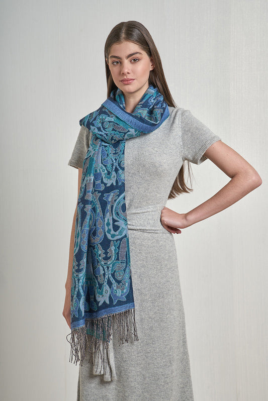 Nazca - 11 Chal Baby Alpaca Color Azul