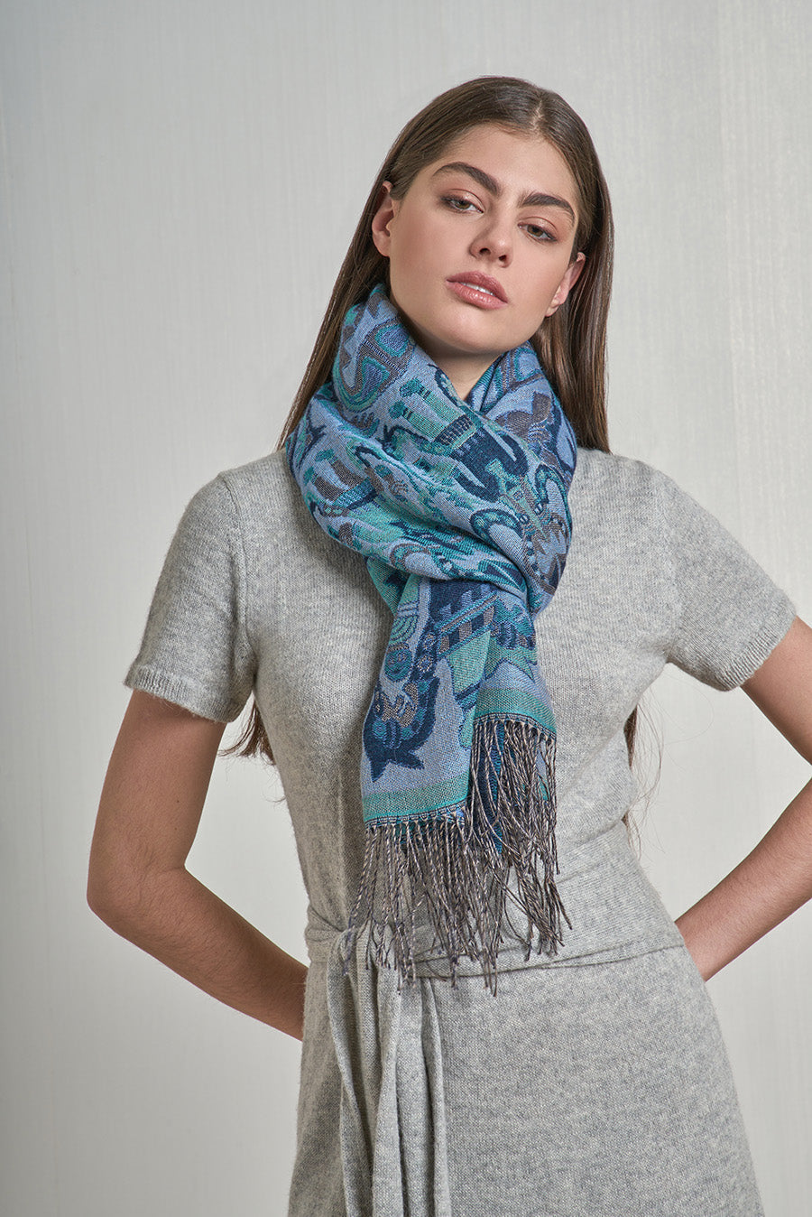Nazca - 11 Chal Baby Alpaca Color Azul
