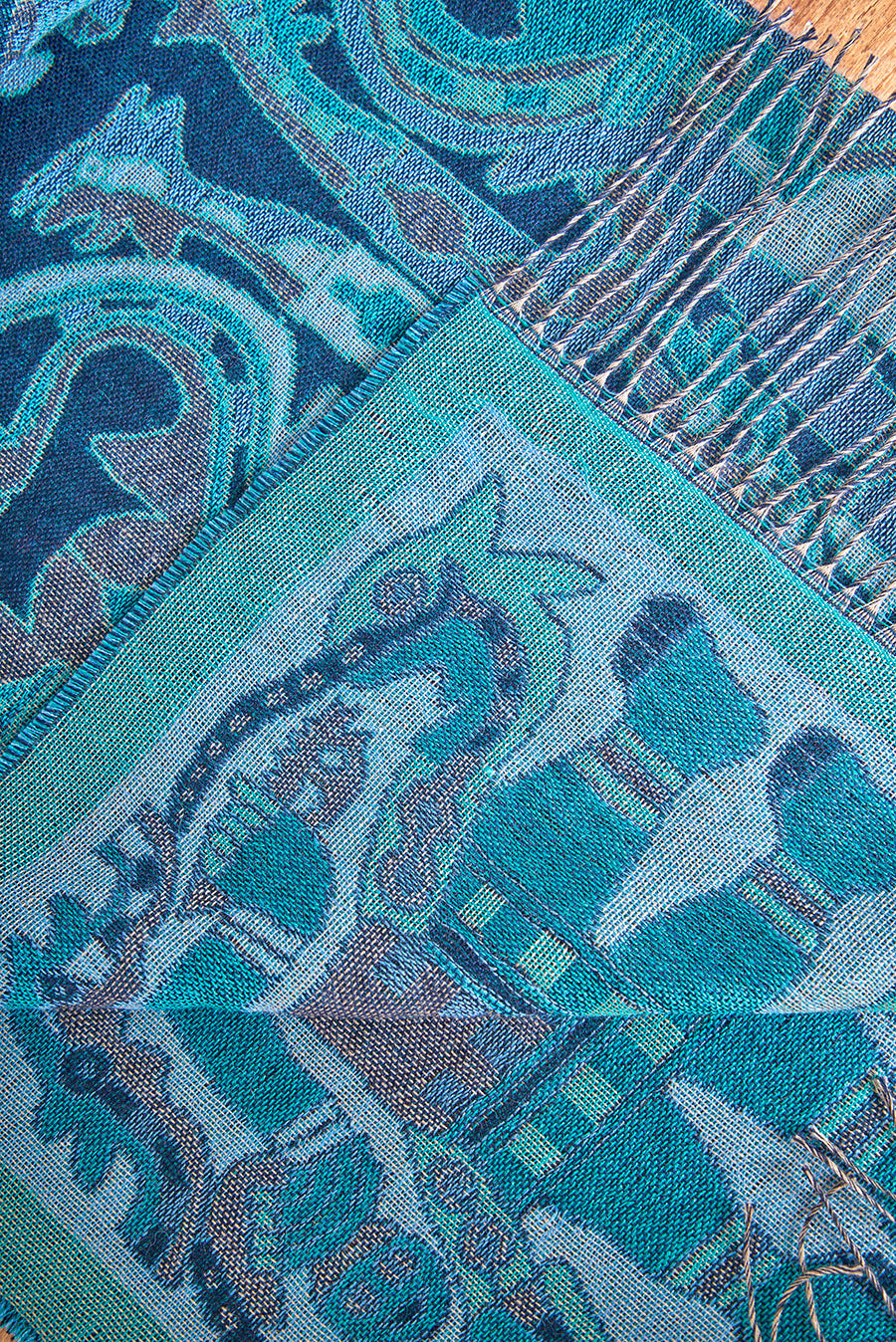 Nazca - 11 Chal Baby Alpaca Color Azul