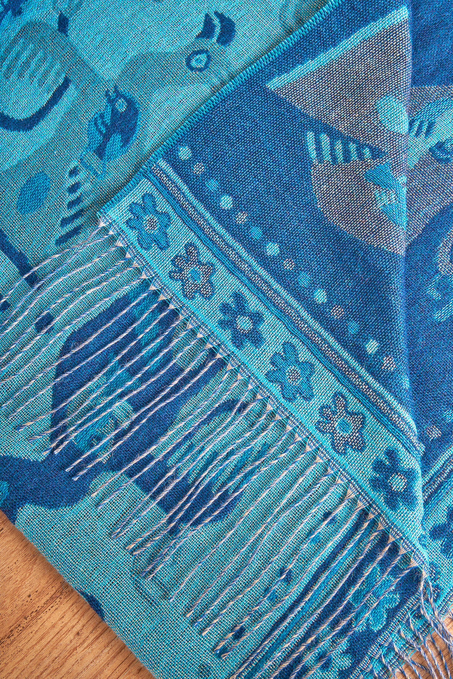 Nazca - 13 Chal Baby Alpaca Color Azul