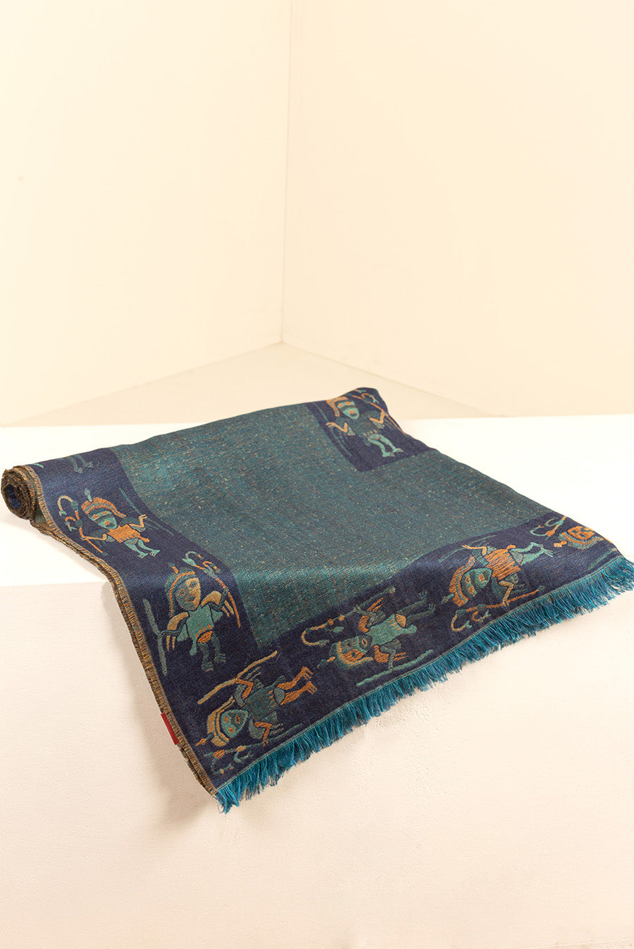 Nazca - 30 Chales Royal Alpaca &amp; Seda Color Azul