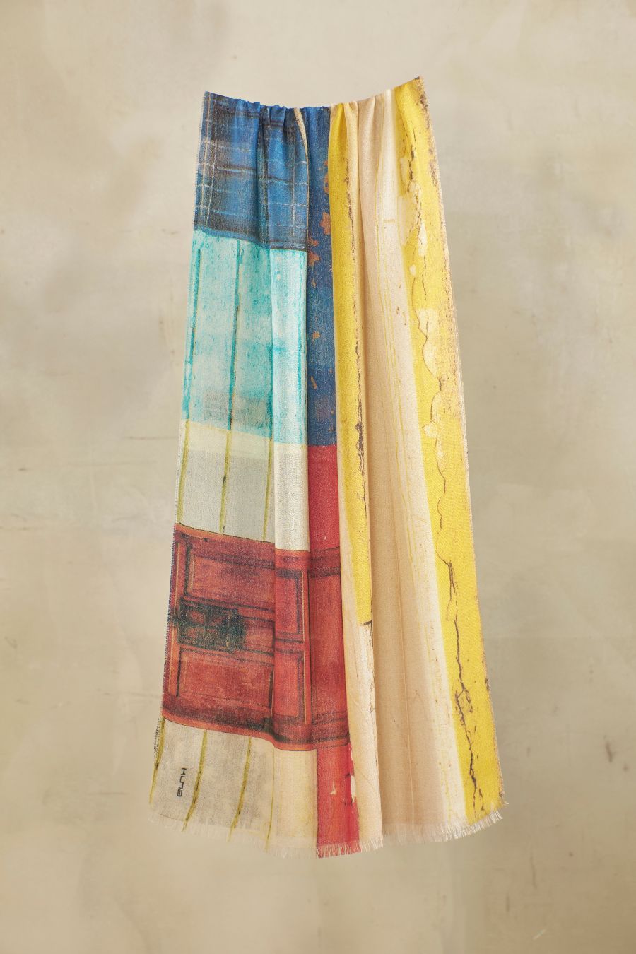 El Cruce Shawl Baby Alpaca Color Multicolor
