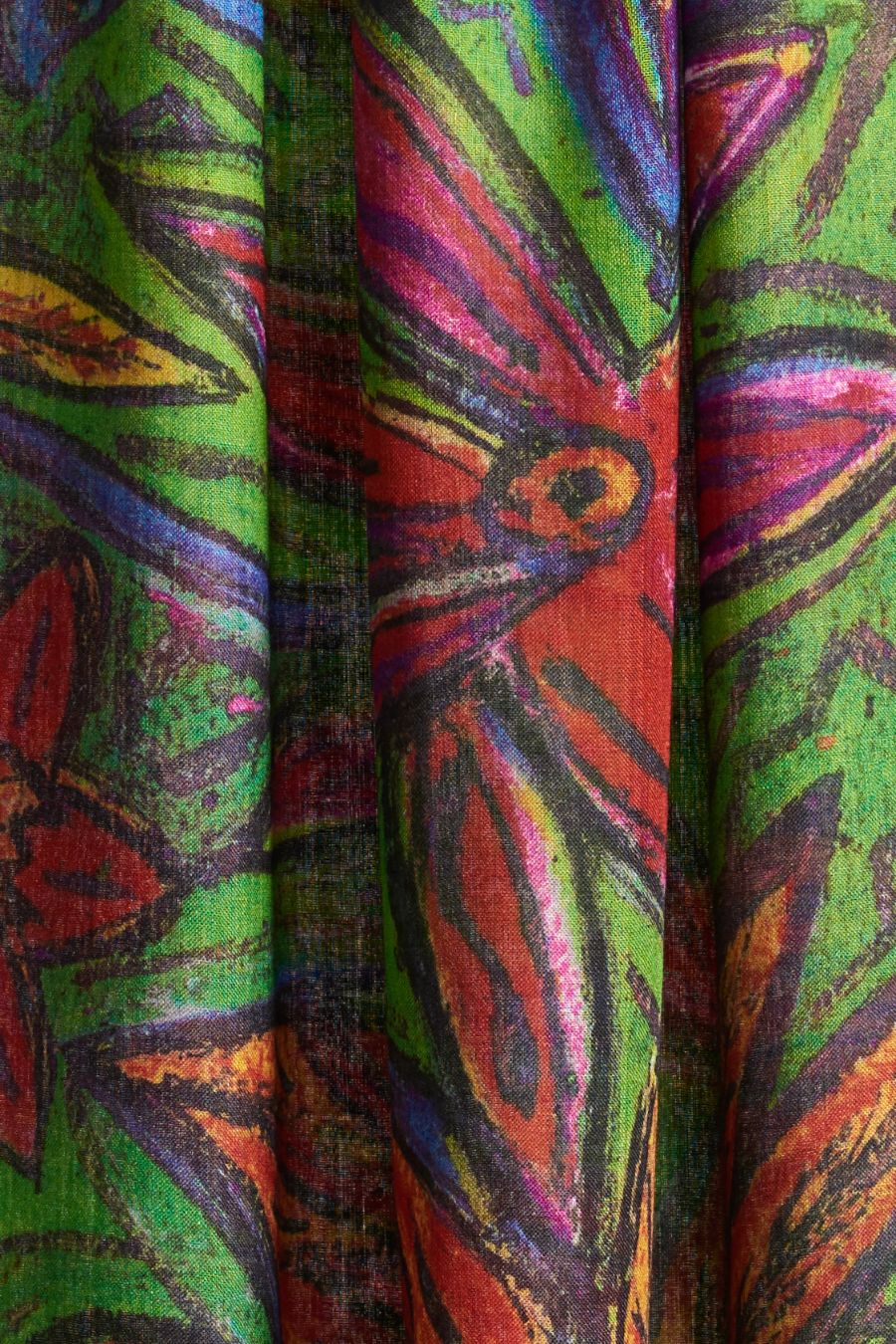 Jardin Shawl Baby Alpaca Color Multicolor