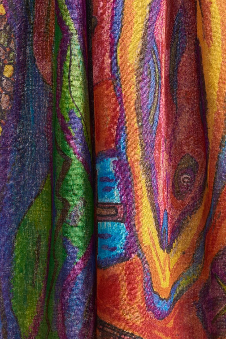 La Caleta Shawl Baby Alpaca Color Multicolor