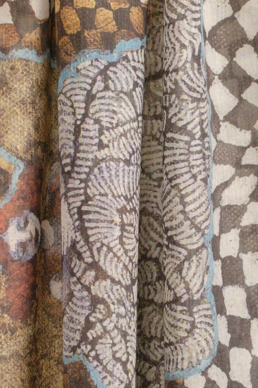 Lugar Seguro Shawl Baby Alpaca Color Multicolor