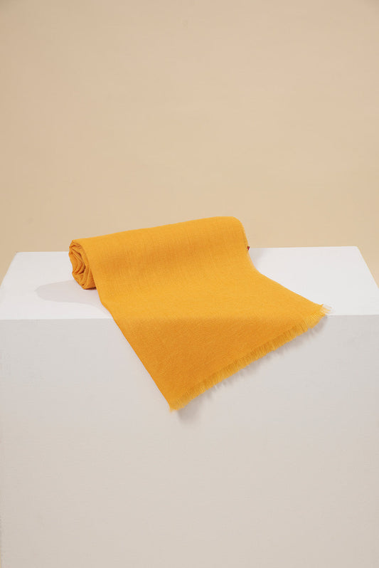 Amareto Mantón Baby Alpaca Color Amarillo