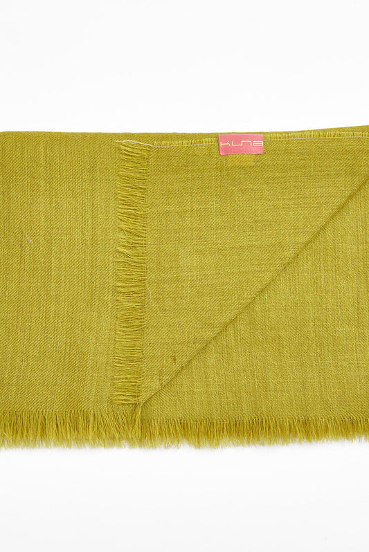 Chal Amareto Baby Alpaca Color Verde Oliva
