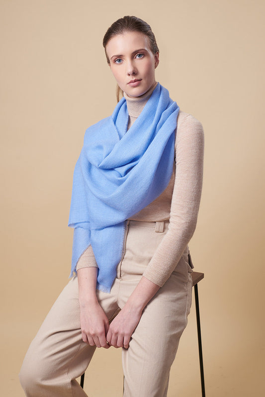 Chal Amareto Baby Alpaca Color Celeste