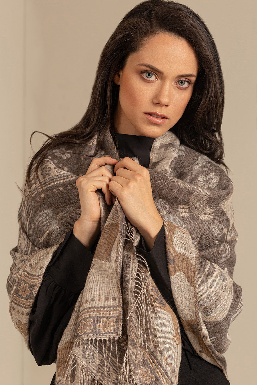 Nazca - 13 Chal Baby Alpaca Color Gris