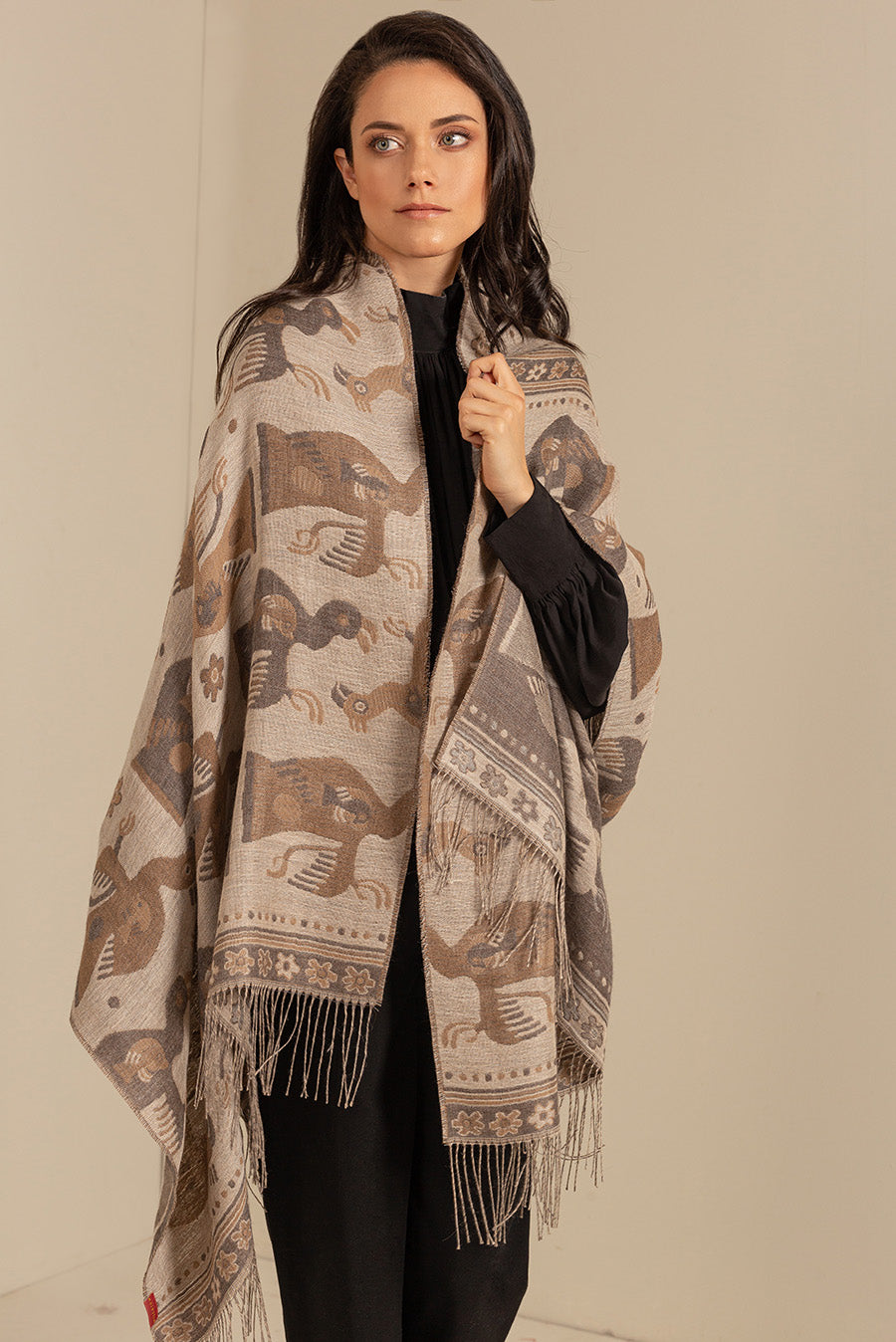 Nazca - 13 Chal Baby Alpaca Color Gris